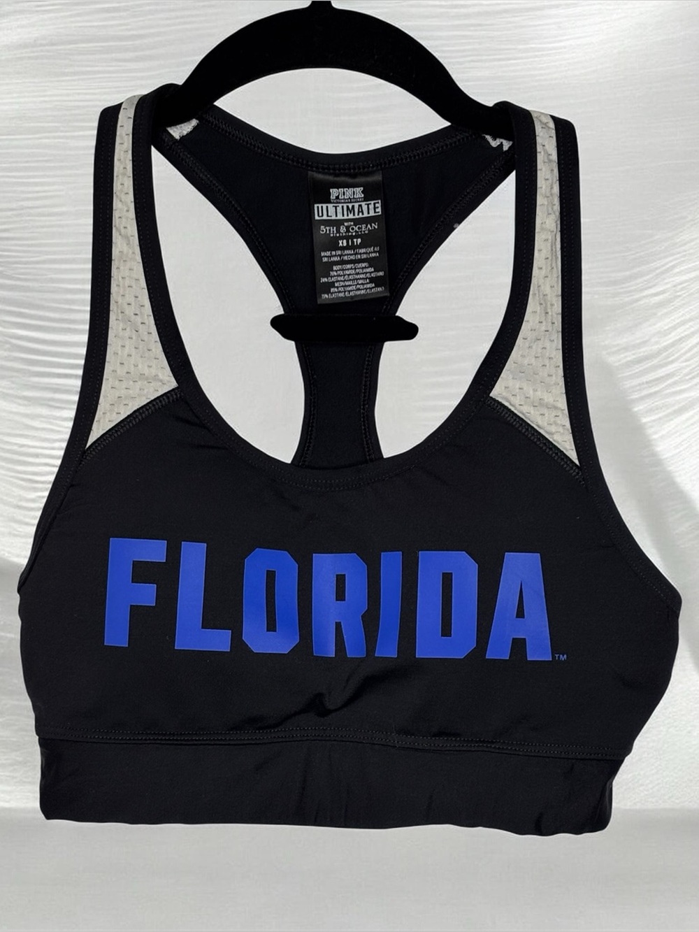 PINK Victoria’s Secret Ultimate Florida Gators Racerback Sports Bra XS